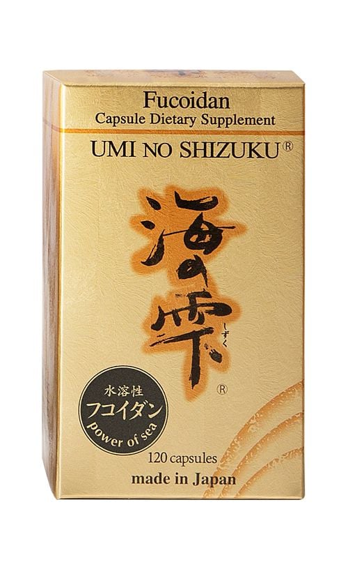 Viên uống hỗ trợ tăng cường sức khỏe tế bào, giảm ung thư Fucoidan Umi No Shizuku 120 viên – Hàng Nhật nội địa