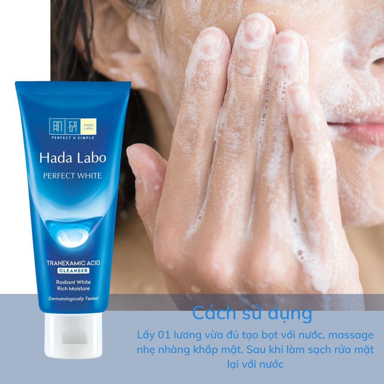 Sữa rửa mặt Hada Labo sáng da giảm thâm 80g