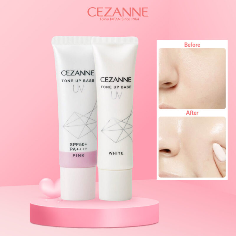 Kem lót Cezanne UV chống nắng SPF50+/PA ++++ tuýp 30g - Hàng Nhật nội địa