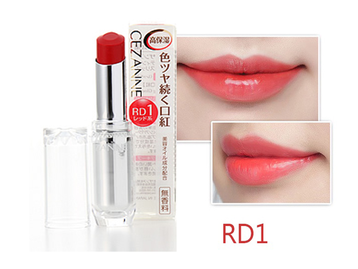 Son môi Nhật Bản CEZANNE Lasting Lip Color RD1 - Hàng Nhật nội địa