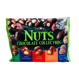 Chocolate Meito nhân hạt tổng hợp 118g - Hàng Nhật nội địa
