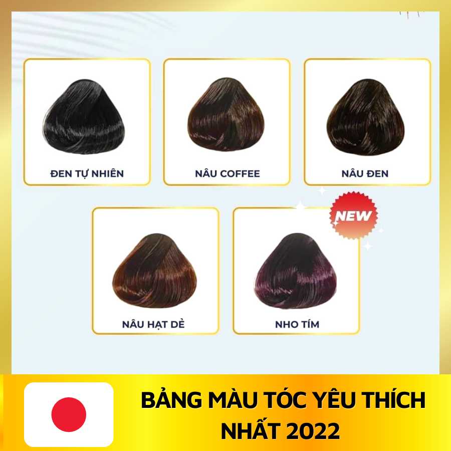 Gói gội nhuộm tóc KOMI (màu đen)1 gói - Hàng Nhật nội địa