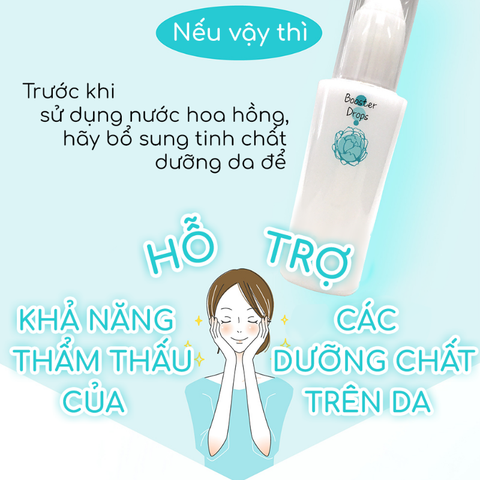 SERUM DƯỠNG ẨM DA, SE KHÍT LỖ CHÂN LÔNG HANAJIRUSHI BOOSTER CONDITIONER  48ML- Hàng Nhật nội địa