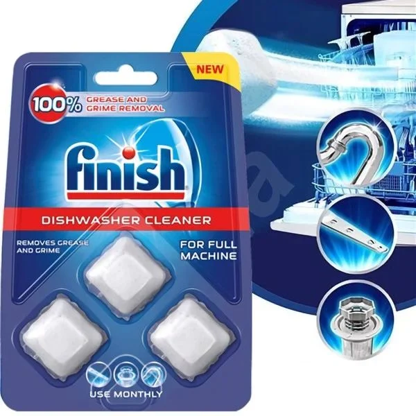 Viên vệ sinh khoang máy rửa bát Finish ( vỉ 3 viên)