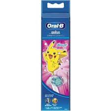 Set 4 đầu bàn chải điện Oral-B Pikachu cho bé mẫu 1- Hàng Nhật nội địa
