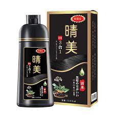 Dầu Gội Phủ Bạc Hữu Cơ Komi có kèm lược màu đen tự nhiên 350ml - Hàng Nhật Nội Địa