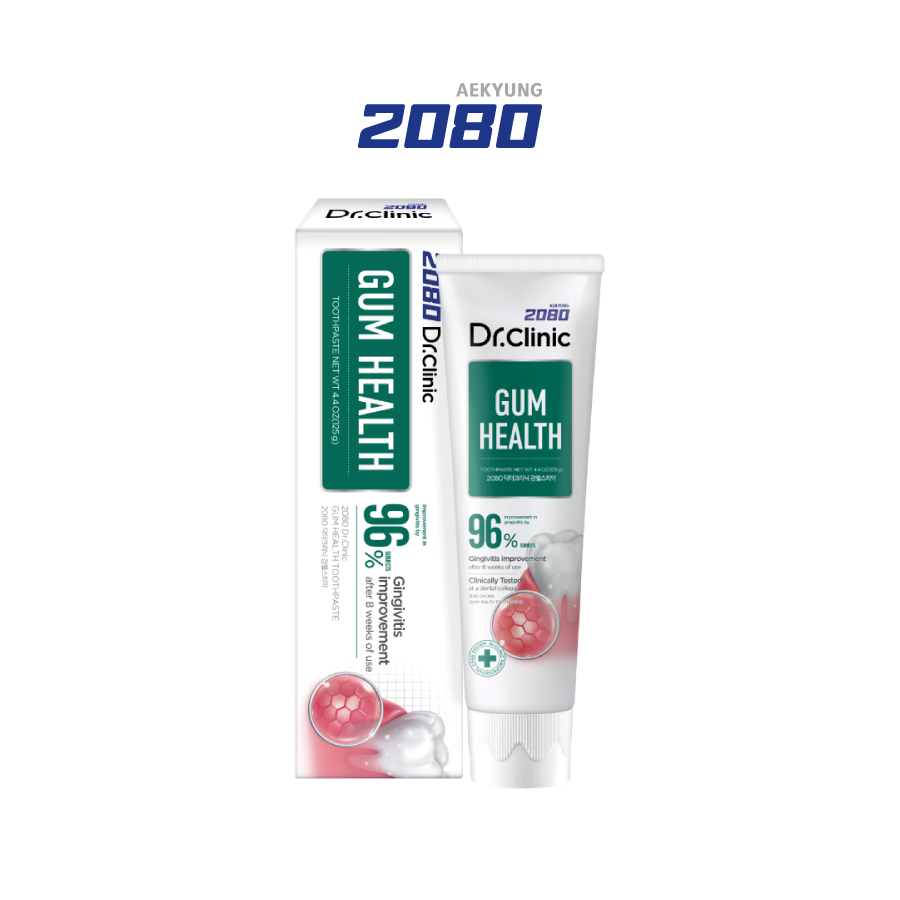 Kem đánh răng cao cấp Hàn Quốc 2080 Dr.Clinic Gum Health ngăn ngừa viêm nướu  125g