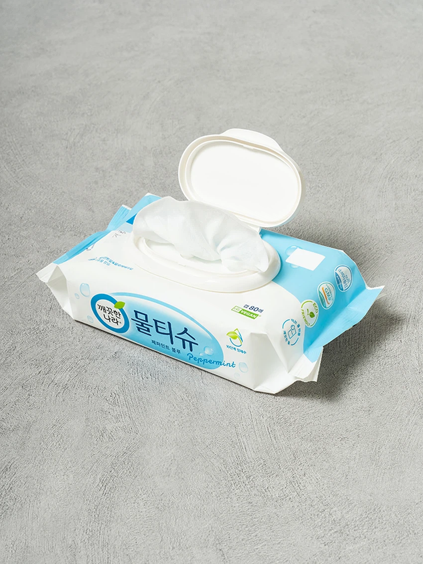 Giấy ướt Kleannara 10 tờ hướng bạc hà