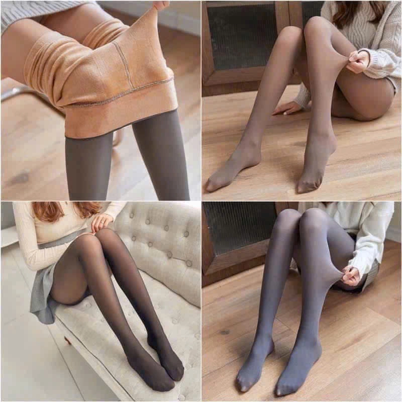 Quần tất 3D 1200+ lót lông các màu - Hàng Nhật nội địa