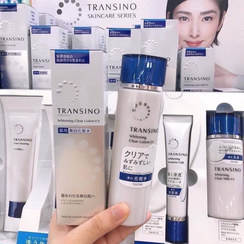 ( Chính Hãng) Nước Hoa Hồng Trị nám, trắng da Transino Whitening Clear Lotion Ex 150ml