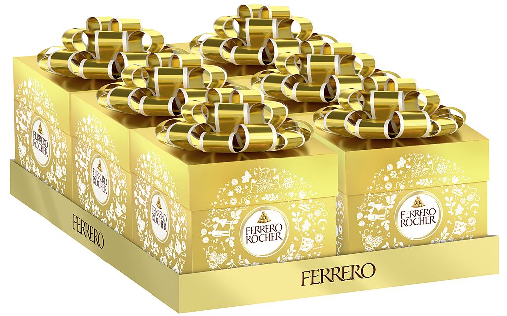 Socola Ferrero Rocher hộp quà vuông 225g - Hàng Nhật nội địa