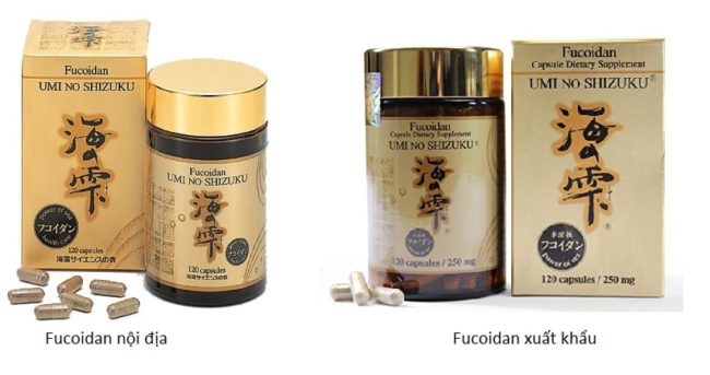 Viên uống hỗ trợ tăng cường sức khỏe tế bào, giảm ung thư Fucoidan Umi No Shizuku 120 viên – Hàng Nhật nội địa