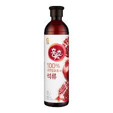 Giấm lựu hữu cơ Deasang 900ml, vị lựu – chai - Hàng Nhật nội địa