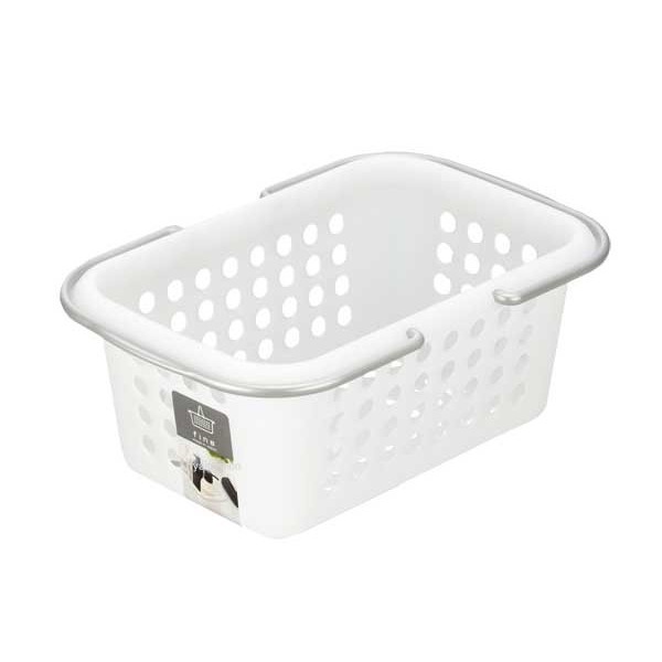 Giỏ đựng đồ đa năng có quai xách màu trắng