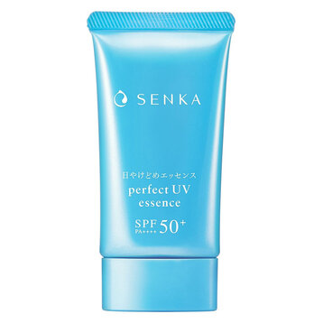 Tinh Chất Chống Nắng Senka Nâng Tông Sáng Mượt Da Dầu 50g Perfect UV Essence SPF50+ PA++++