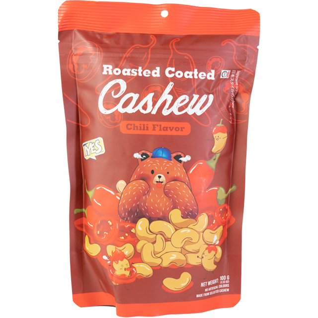 Hạt Điều Indo IYES Cashew Rang Tẩm Vị Tỏi Ớt 100g - Hàng Nhật nội địa