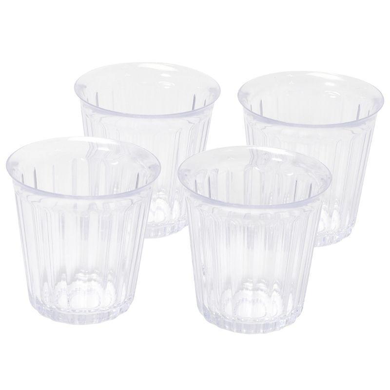 "Bộ 4 cốc nhựa trong siêu bền Pearl Life 280ml "