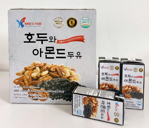 Sữa hạt Macca, hạnh nhân, óc chó KSun Hàn Quốc ( thùng 16 hộp x 190ml) - Hàng Nhật nội địa