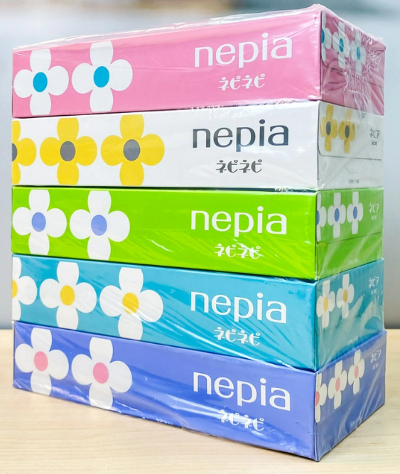 GIấy ăn Nepia 150 tờ x 5 hộp - Hàng Nhật nội địa