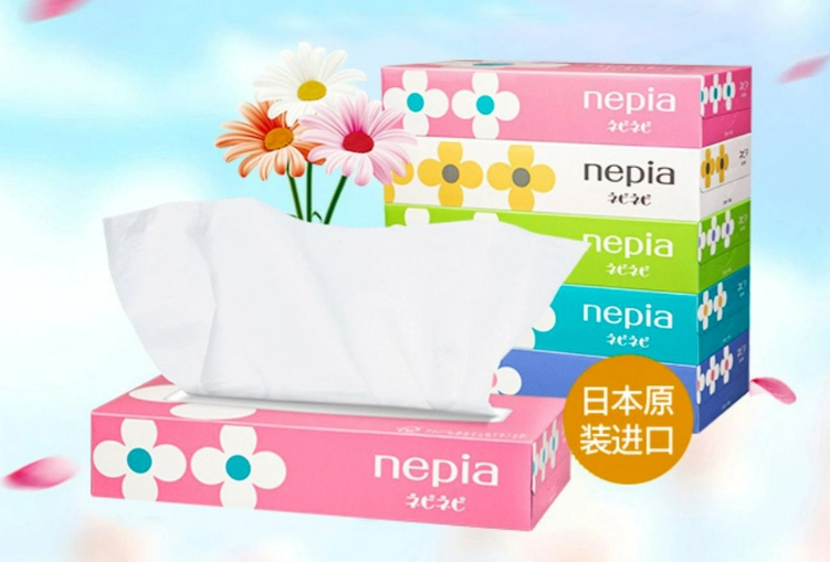 GIấy ăn Nepia 150 tờ x 5 hộp - Hàng Nhật nội địa