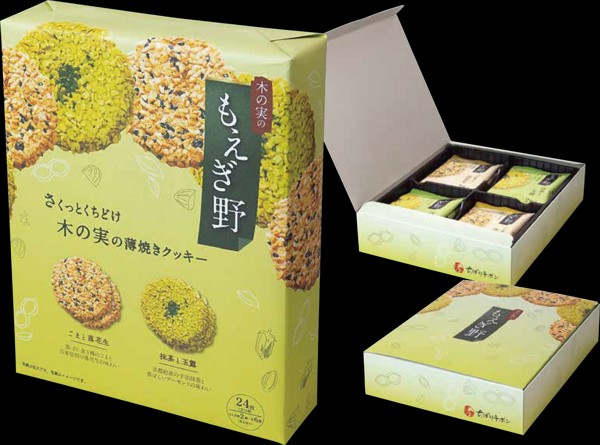 Bánh quy nướng mỏng Chibon Moegino 24 chiếc - Hàng Nhật nội địa