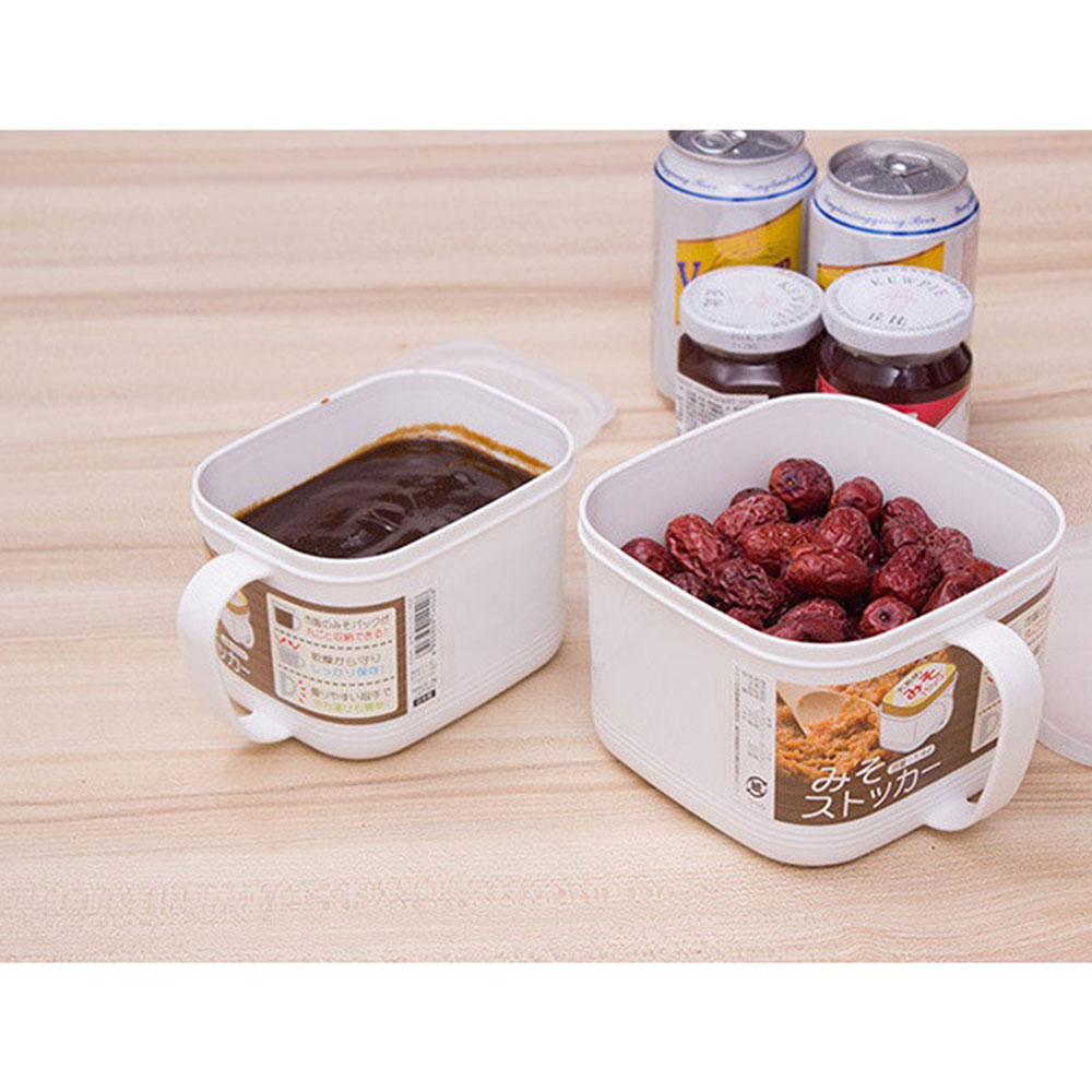 Hộp nhựa Nakaya có nắp, quai cầm 1.4l- Hàng Nhật nội địa