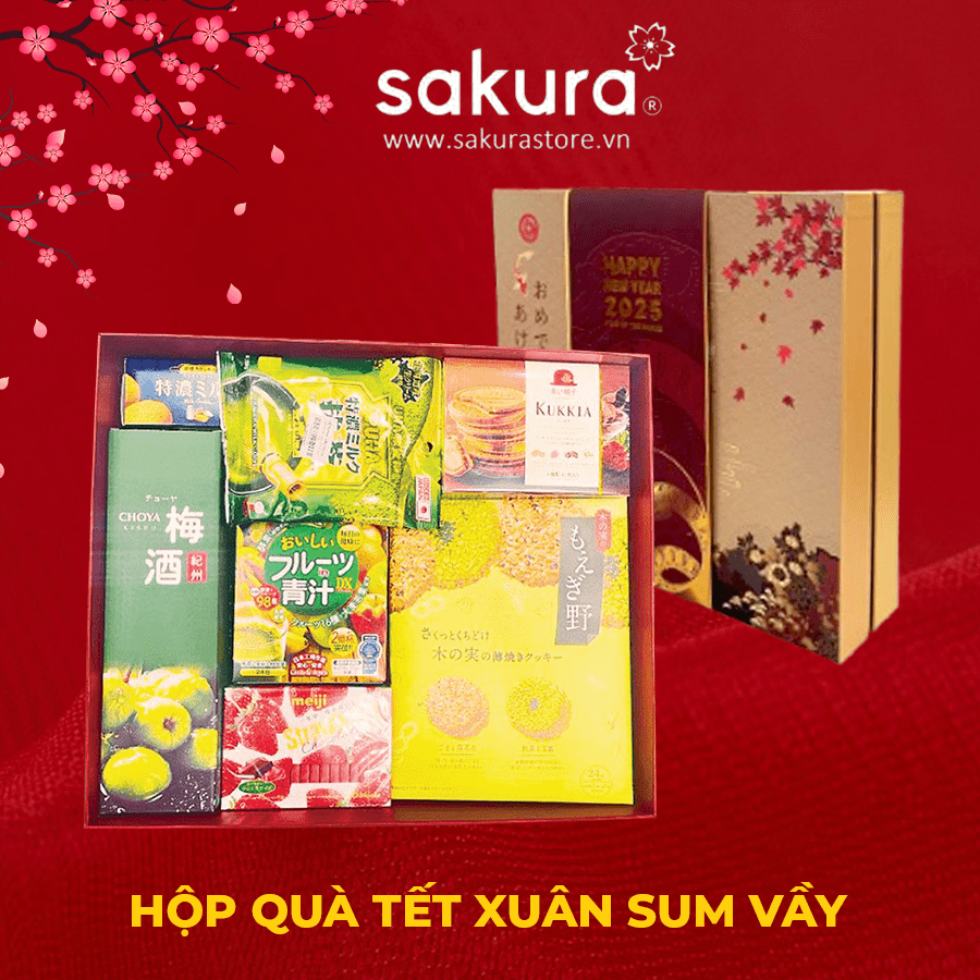 Hộp quà tết Nhật Bản Xuân Sum Vầy