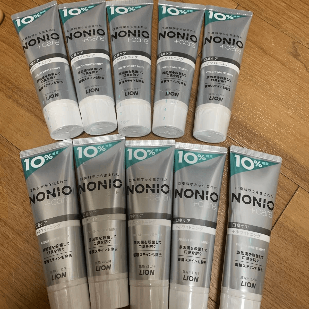 Kem đánh răng làm trắng rang Nonio Lion 143gr