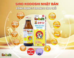 Siro hỗ trợ ăn ngon tăng đề kháng Kodoshi 100ml