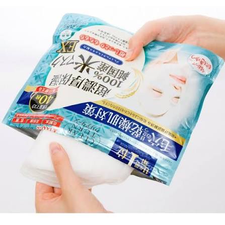 Mặt nạ dưỡng ẩm chiết xuất gạo Clear Turn (40 miếng) - Hàng Nhật chính hãng