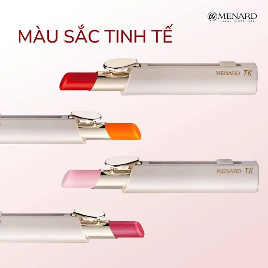 Menard - Son môi dạng thỏi TK Lip Stick A36 (màu đỏ cherry ) - Hàng Nhật nội địa