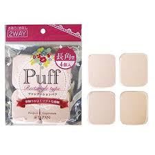 Set 4 bông phấn trang điểm hình vuông