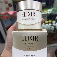 Kem dưỡng đêm Shiseido Elixir Lifting Night Cream (40g) - Hàng Nhật nội địa