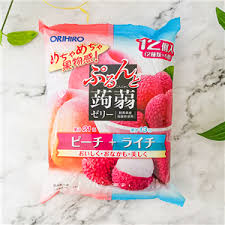 Thạch trái cây mix vải và đào
