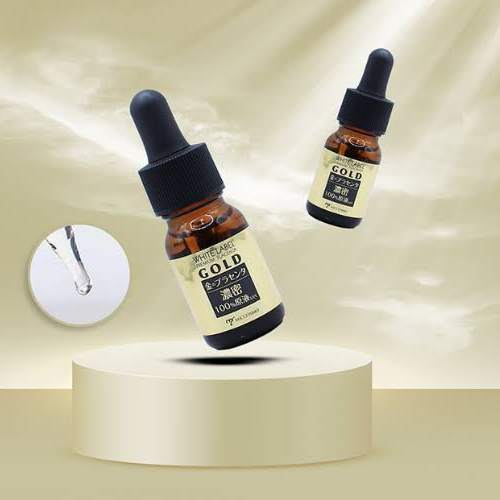 Serum cao cấp chứa nhau thai đậm đặc cấp ẩm sâu, ngừa lão hóa White Label Premium Placenta Gold Essence MICCOSMO 10ml - Hàng Nhật chính hãng