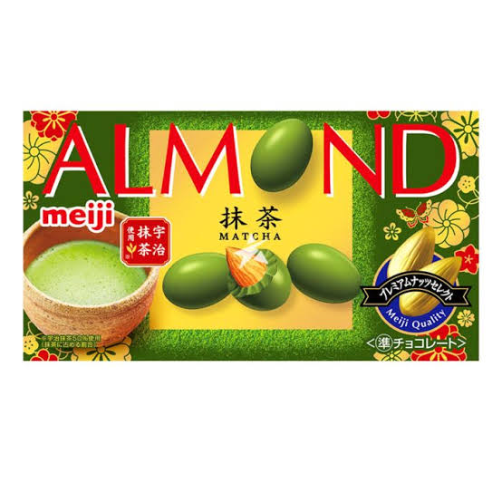 Socola Meiji Hạnh Nhân Vị Trà Xanh 67g- Hàng Nhật chính hãng