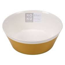 Đĩa nhựa sâu lòng màu vàng, size 18cm Kokubo - Hàng Nhật Nội Địa