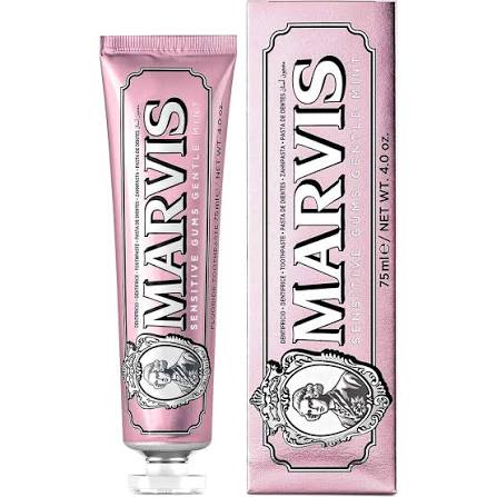 ( Ý) Kem Đánh Răng MARVIS Sensitive Gums Gentle Mint 75ml Màu Hồng (Răng Nhạy Cảm)