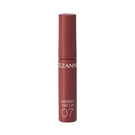 Son Tint Bóng Cezanne Watery Tint Lip 4g Màu 07 Red ( Đỏ Đậm) - Hàng Nhật nội địa
