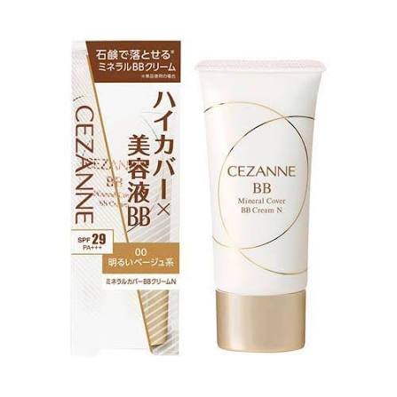 Kem nền trang điểm chống nắng Cezanne BB cream màu 00 (sáng) - Hàng Nhật nội địa