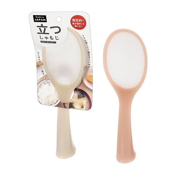 Muôi xới cơm chống dính đế đứng Echo - màu nâu - Hàng Nhật nội địa