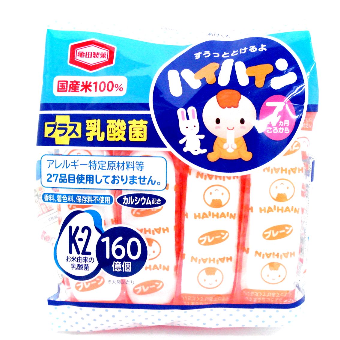 Bánh Gạo Trắng Haihain (7m+) (53g x 16 gói)