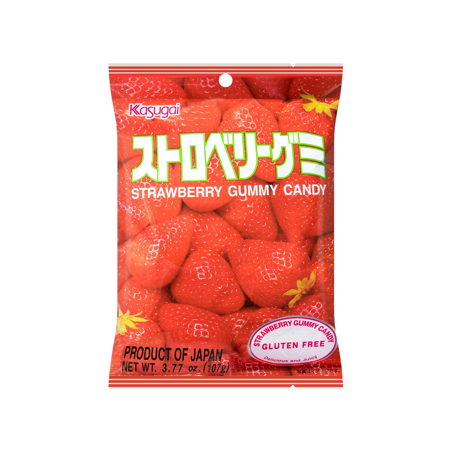 Kẹo dẻo vị dâu Kasugai 102gr- Hàng nhật nội địa