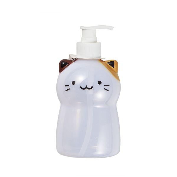 Chai đựng có vòi nhấn hình mèo (500ml) - Hàng Nhật nội địa