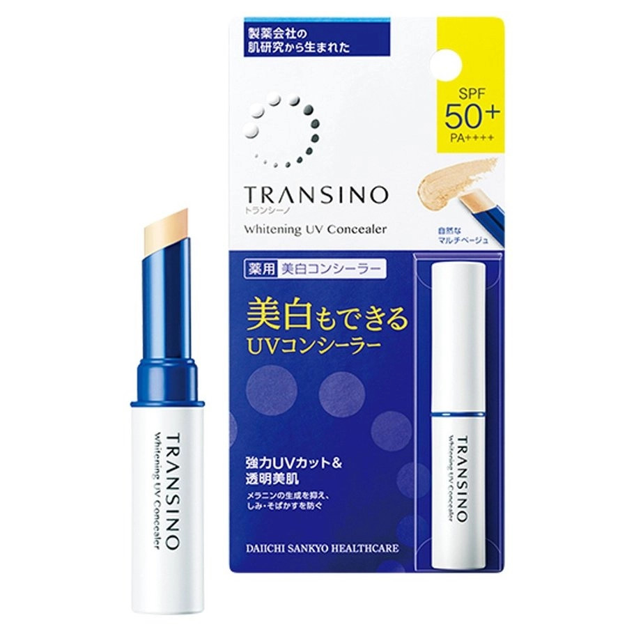 Thanh Che Khuyết Điểm Transino Whitening UV Concealer SPF50 PA++++ (2.5g) - Hàng Nhật nội địa