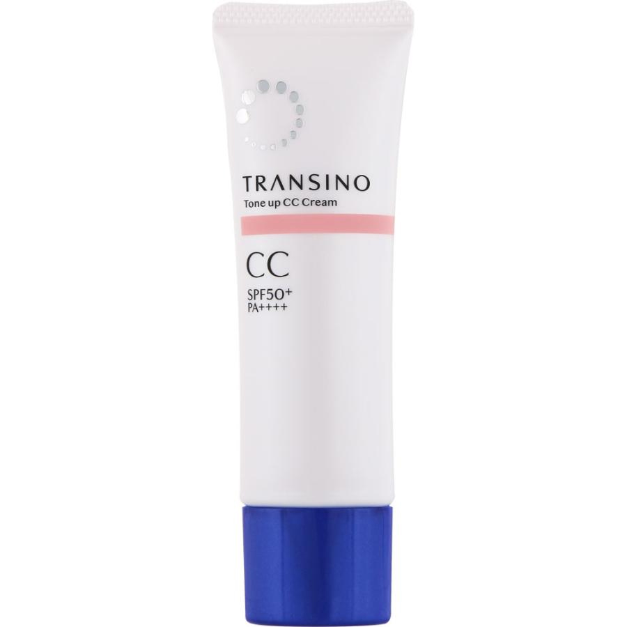 Kem CC cream Transino tone hồng SPF50+  PA+++ tuýp 30g - Hàng Nhật nội địa