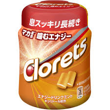 Kẹo cao su Clorets bạc hà 140g - nước tăng lực trái cây- Hàng Nhật nội địa