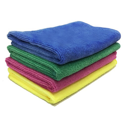 Bịch 10 khăn lau đa năng Microfiber siêu thấm hút Miraii - Hàng Nhật nội địa