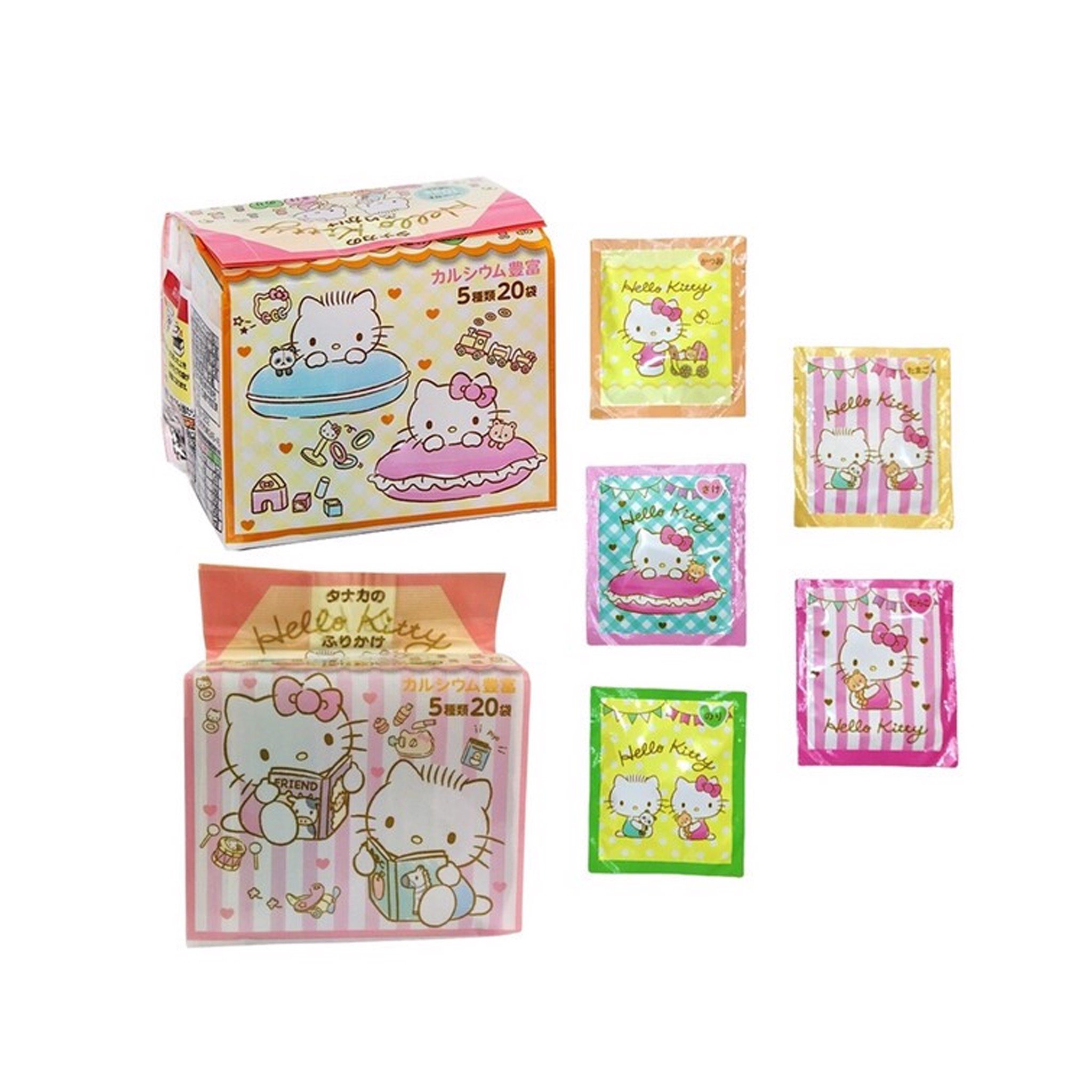 Gia vị rắc cơm Hello Kitty 20 gói - Hàng Nhật nội địa