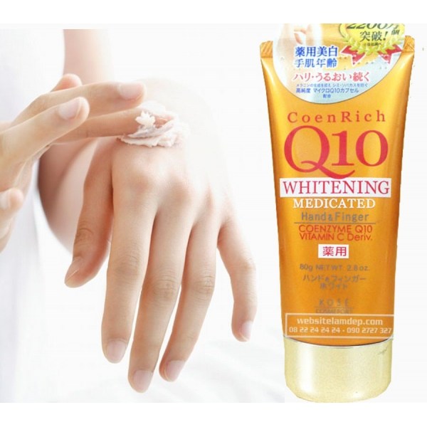 Kem dưỡng da tay Q10 Whitening Medicated - Hàng Nhật nội địa